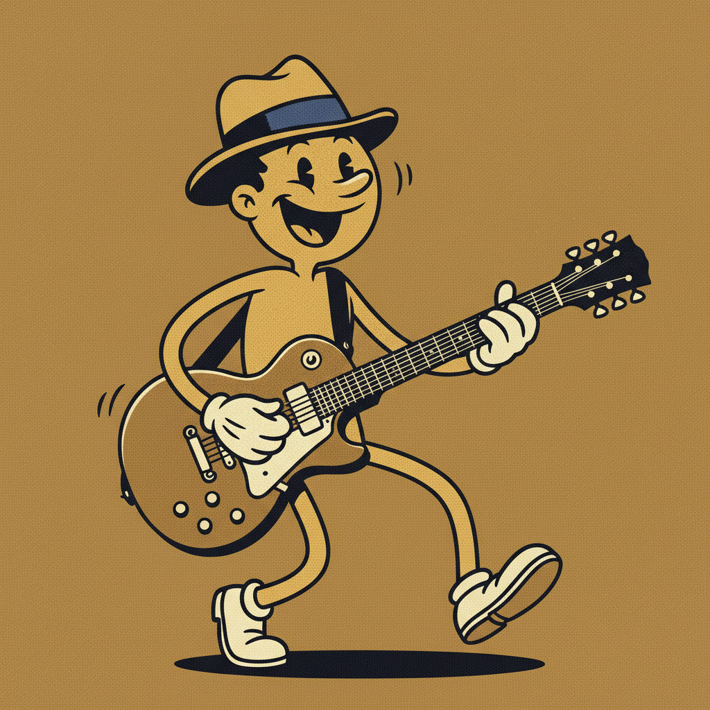 Guitar Guru mascot